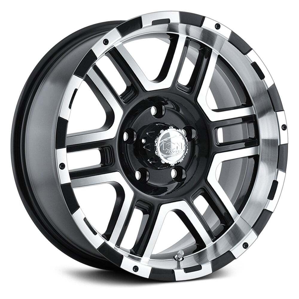 Ion Alloy 179 Black 16x8 Single Wheel 8x165.1 Bolt Pattern 130.8 Offset