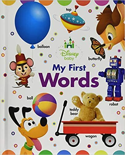 Disney Baby: My First Words by Disney Books (2016, Children's Board Books)