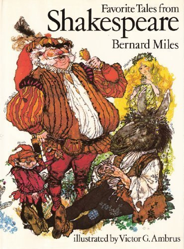 Discover Timeless Stories in FAVORITE TALES FROM SHAKESPEARE by Bernard Miles & Victor G. Ambrus – A Captivating Hardcover Edition