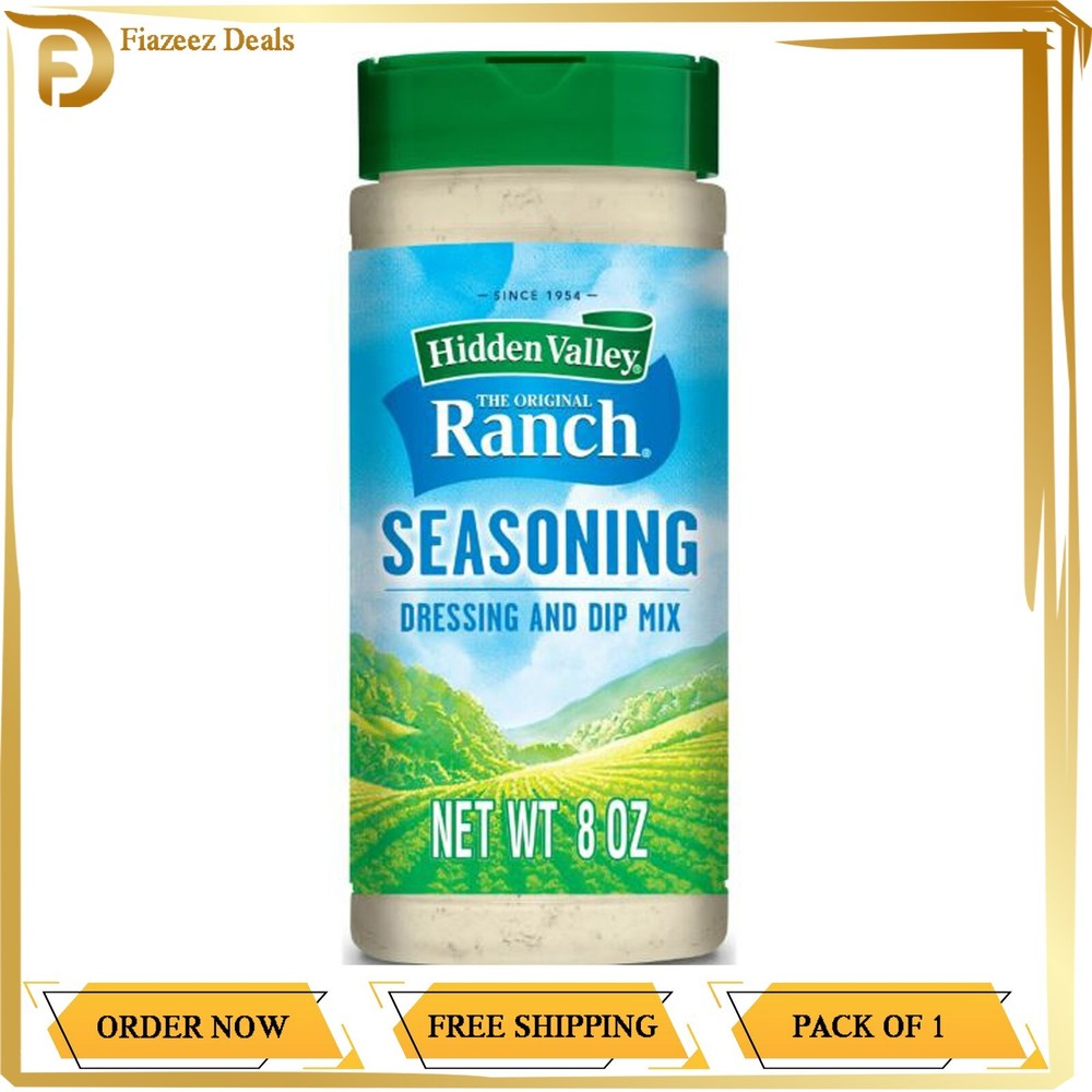 Hidden Valley Original Ranch Seasoning Dressing and Dip Mix 8 oz - Free Shipping