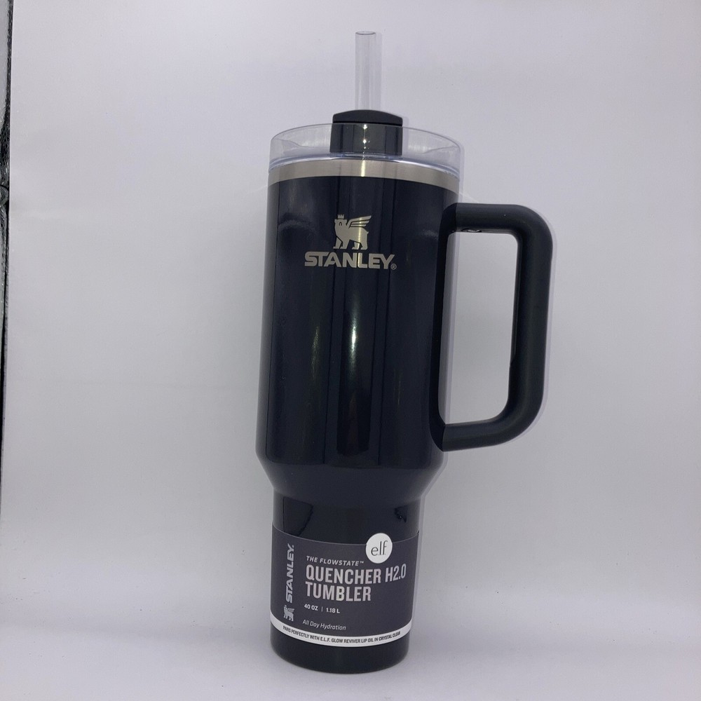 Stanley 40oz H2.0 FlowState Quencher Tumbler Crystal Clear Night Stainless Steel