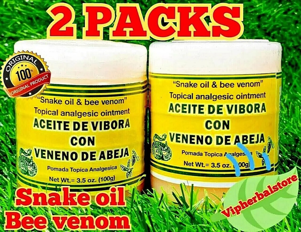 Snake Oil Bee Venom Ointment 3.5oz Pomada Aceite de Vibora Veneno de Abeja-image