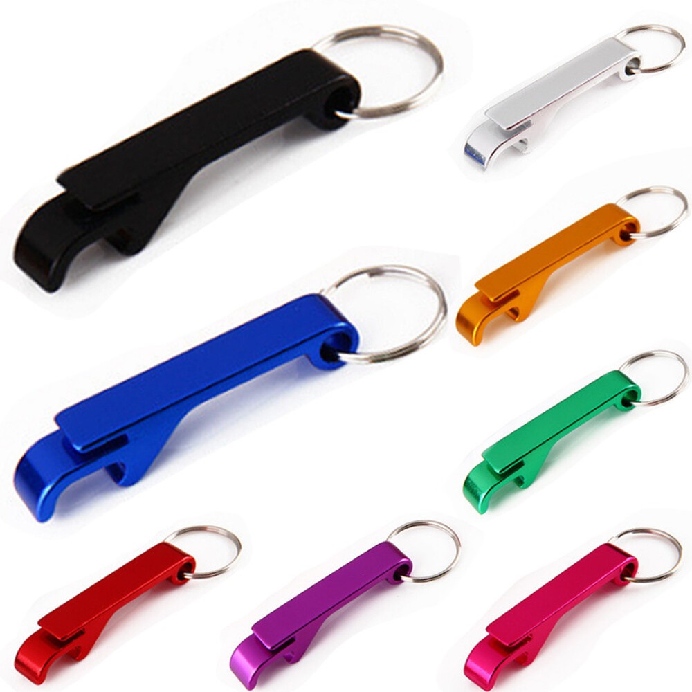 Portable Bottle Opener Key Ring Chain Keyring Keychain Metal Beer Bar Tool