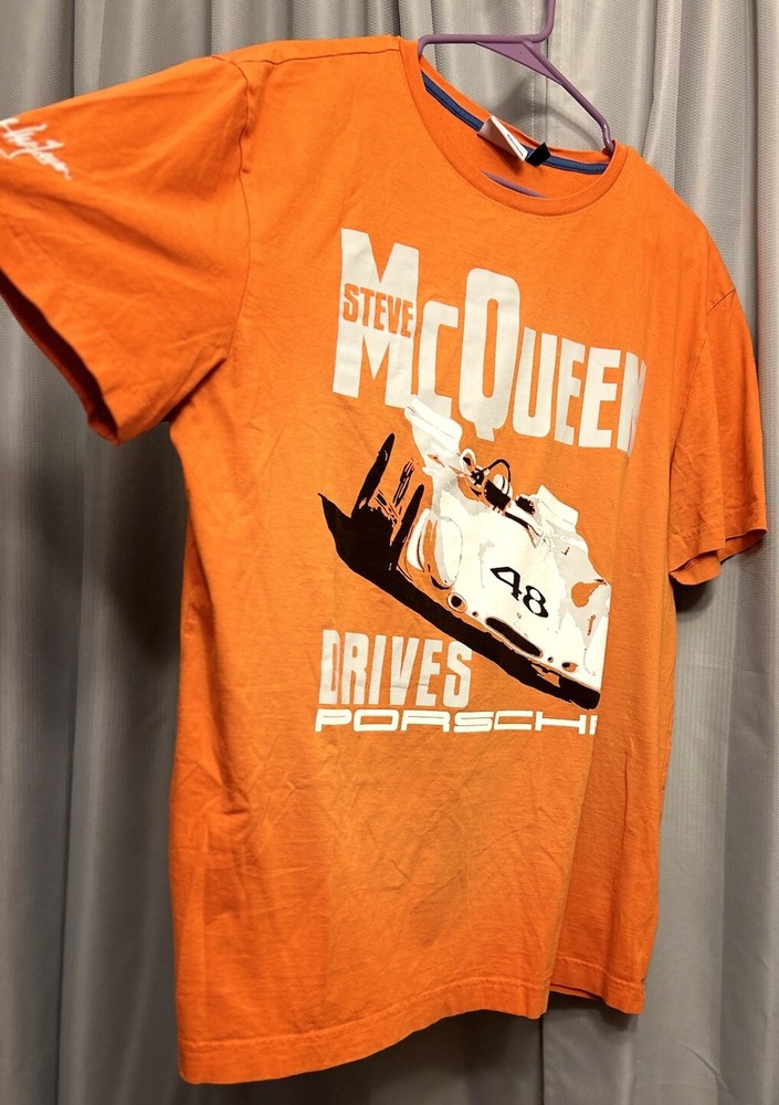 porsche Steve mcqueen Shirt L Porsche. Men’s “car” T-shirt – STEVE MCQUEEN ™