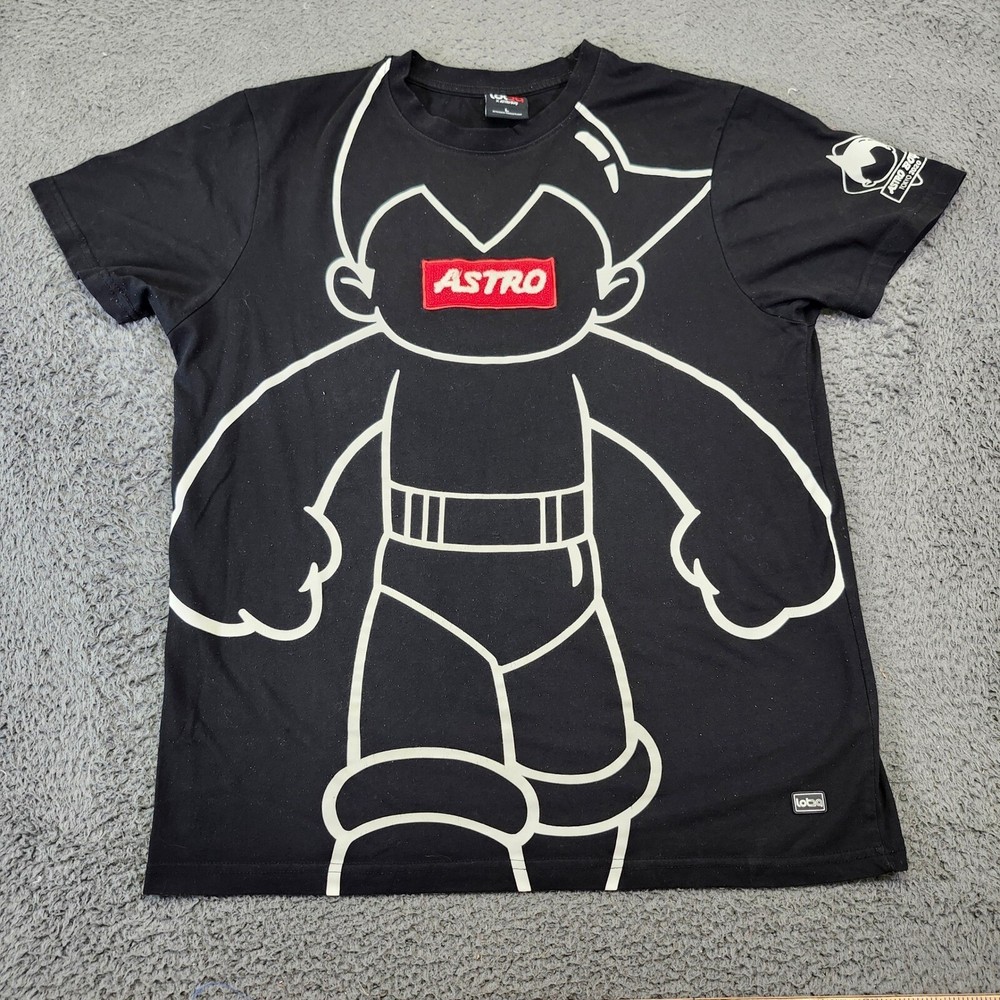Lobo Astro Boy Tokyo 2020 Graphic Print T-Shirt Anime Manga RareBlack Size L