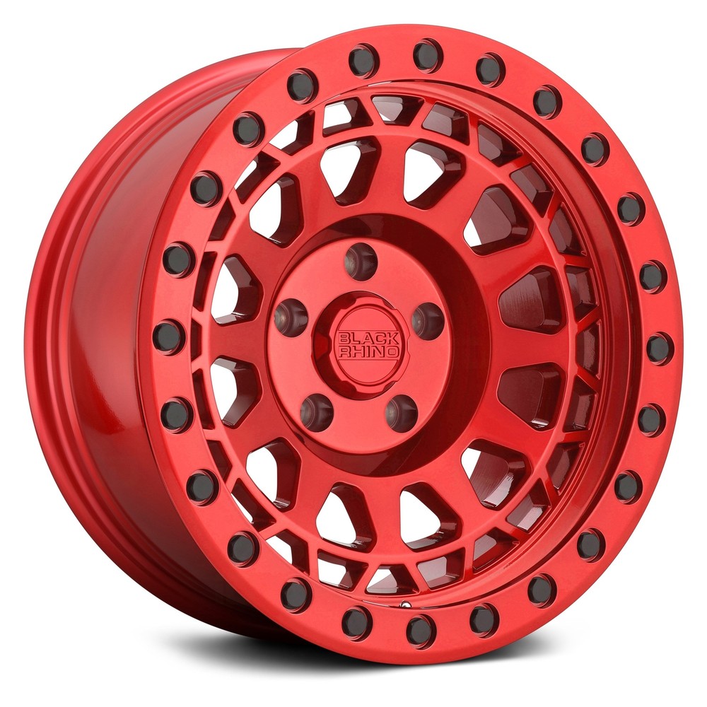 Black Rhino PRIMM 17x9 Red Wheel 0 Offset 6x139.7 112.1 CB