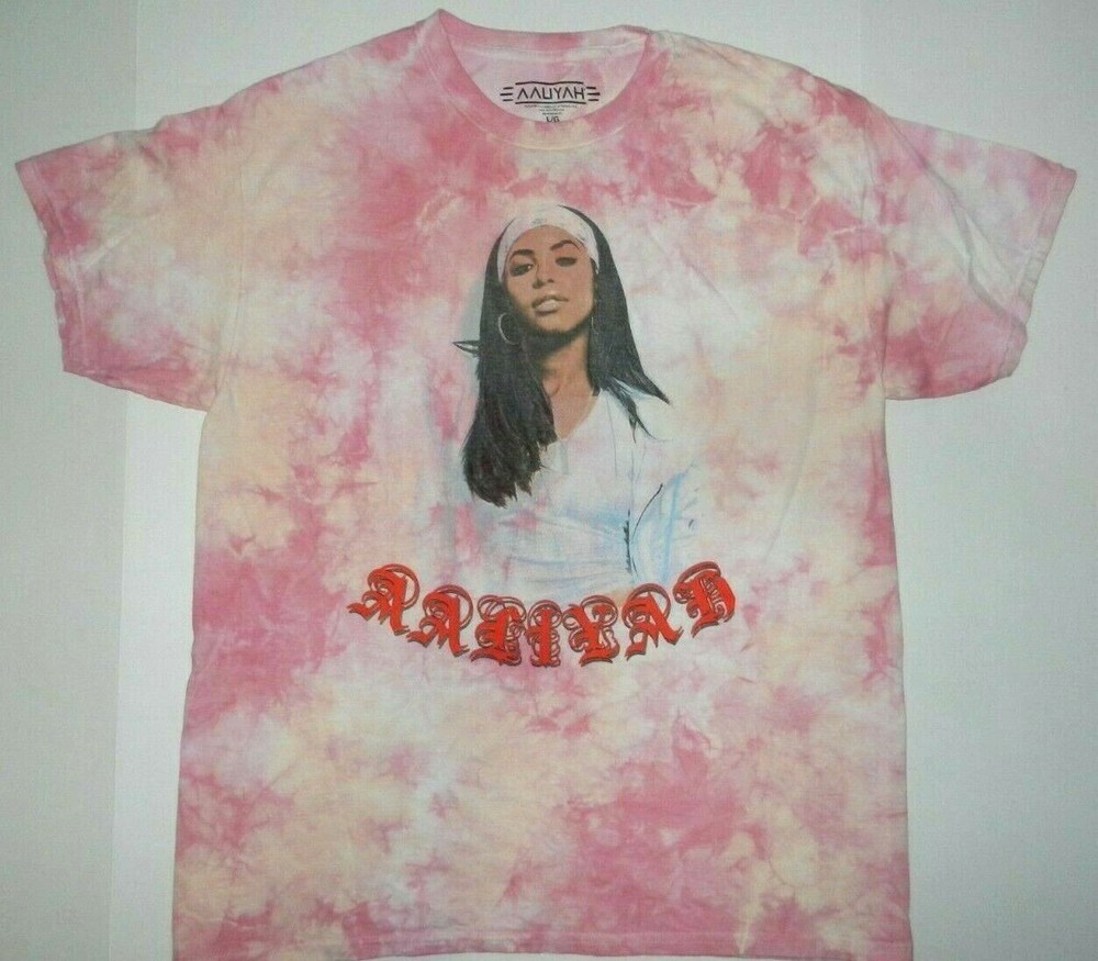 Queen Aaliyah Graphic Tie Dye Tee Shirt New-image