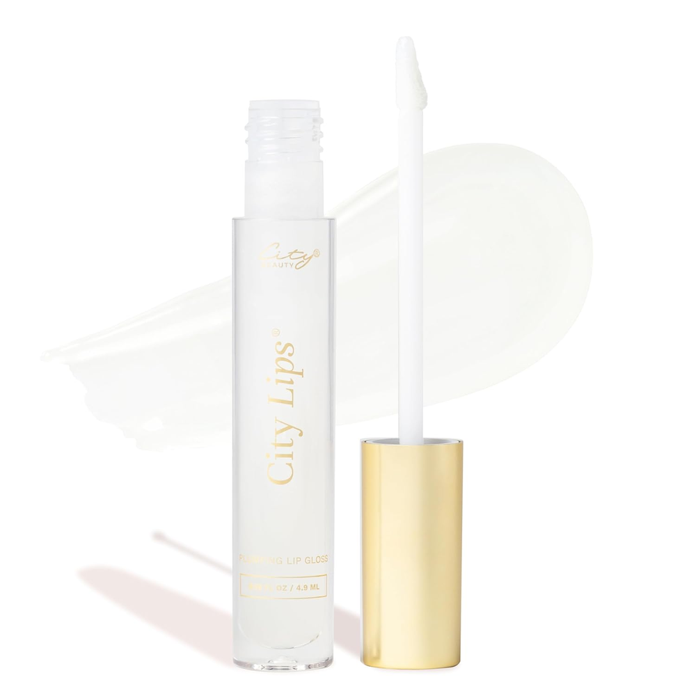 City Beauty City Lips Clear - Plumping Lip Gloss - Hydrate & Volumize - High Shi