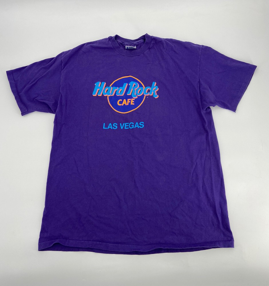 Vintage Hard Rock Cafe Las Vegas T Shirt Made In USA Single Stitch Beefy T XL