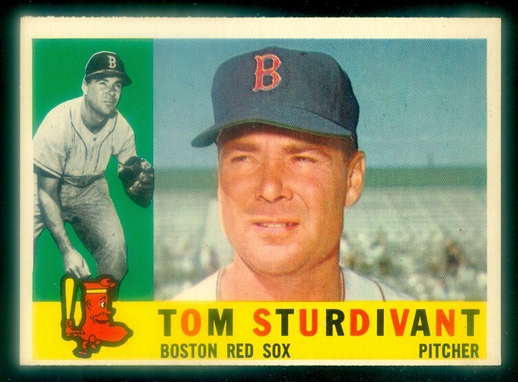 1960 Topps #487 Tom Sturdivant Baseball Card EXMT Condition