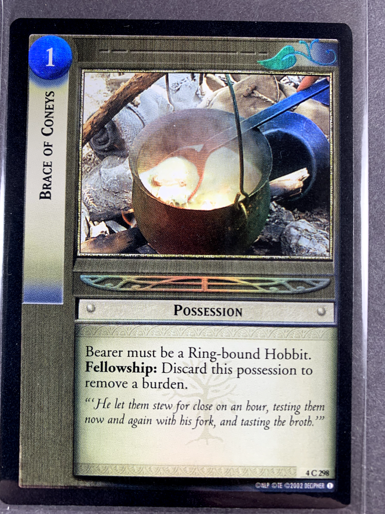 Decipher Lord of the Rings TCG FOIL - Brace of Coneys - Never Played
