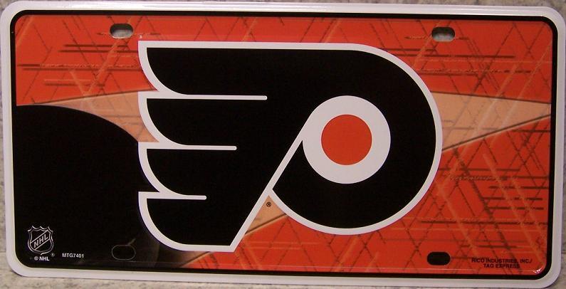 NHL Aluminum License Plate Philadelphia Flyers NEW