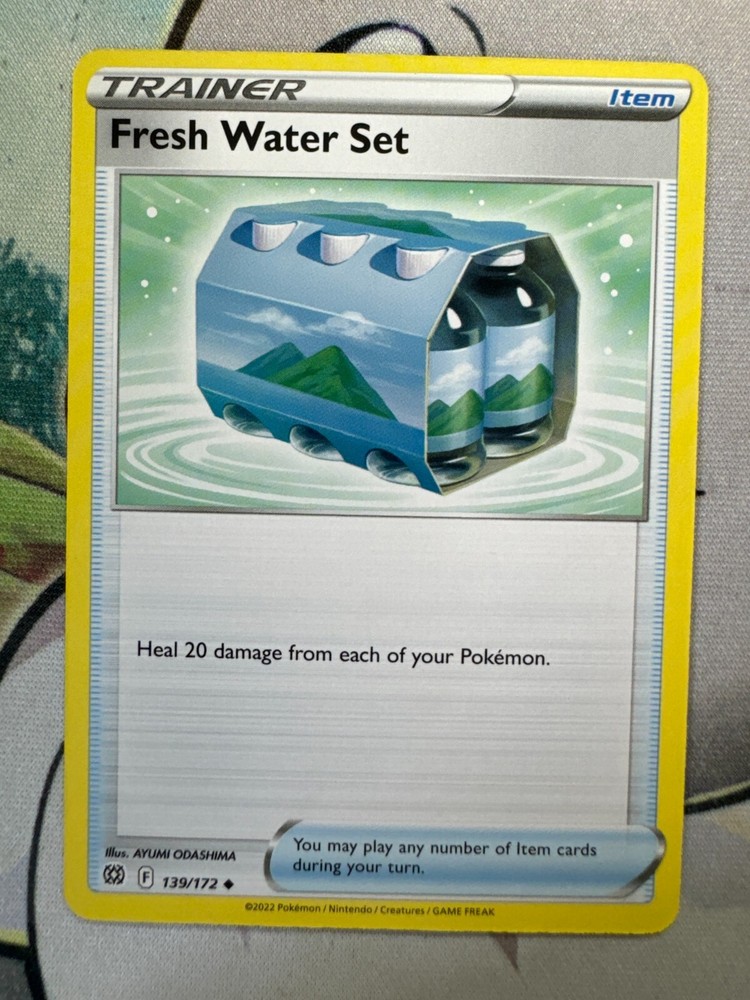 Fresh Water Non-Holo English Pokemon Card BKF406 TCG Set