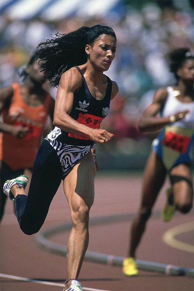 Florence Griffith Joyner Sports Wall Art Poster 20x30 American Athlete Home Decor