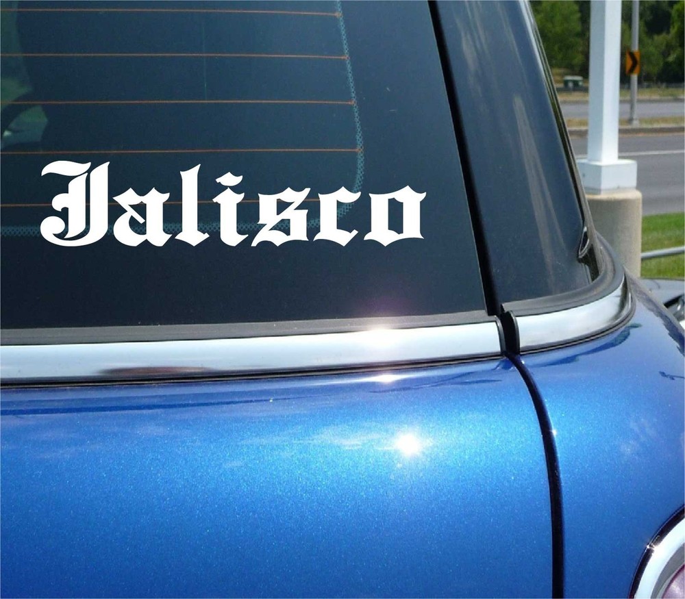 JALISCO MEXICO MEXICAN STATE PRIDE NATIVE HOME FUNNY CAR DECAL BUMPER STICKER