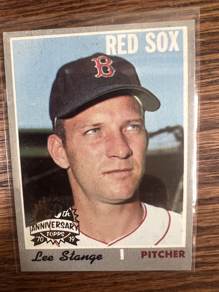 2019 Topps Heritage Lee Stange 50th Anniversary Buyback #447