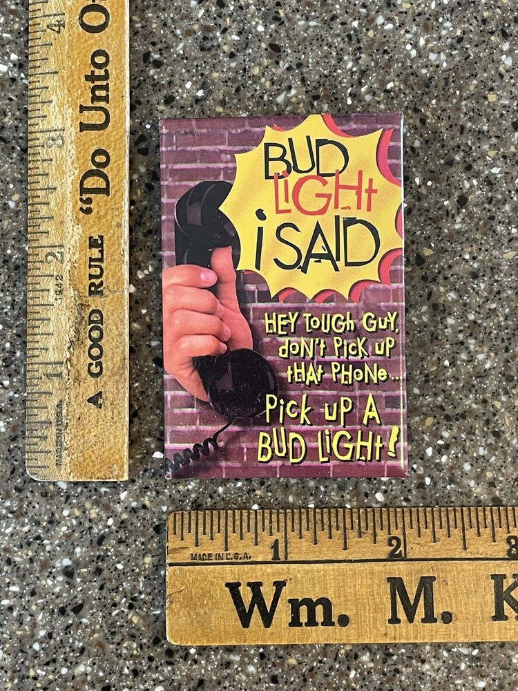 Vintage Jerky Boys Pin Bud Light I Said Promo Beer Advertising Comedy 90s Rare