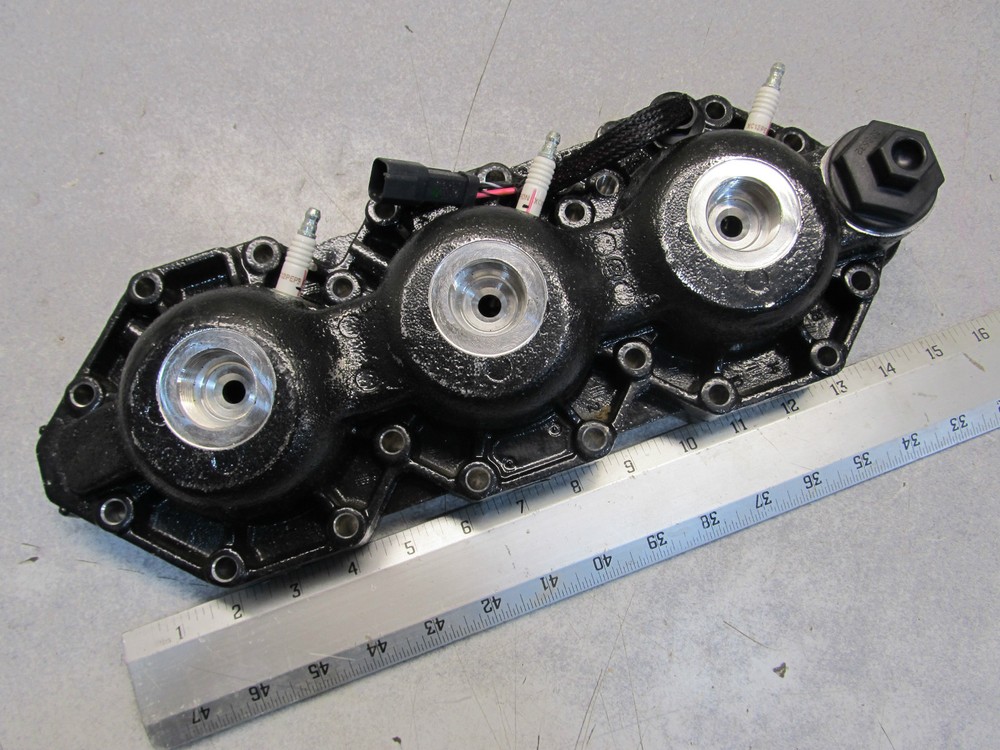 OMC Evinrude Johnson Outboard Ficht Port Cylinder Head for 150/175 HP Models 1998