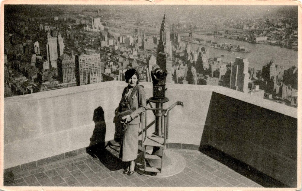 Empire State, Observatory, Empire State Studios, 86th Floor Terrace. Postcard