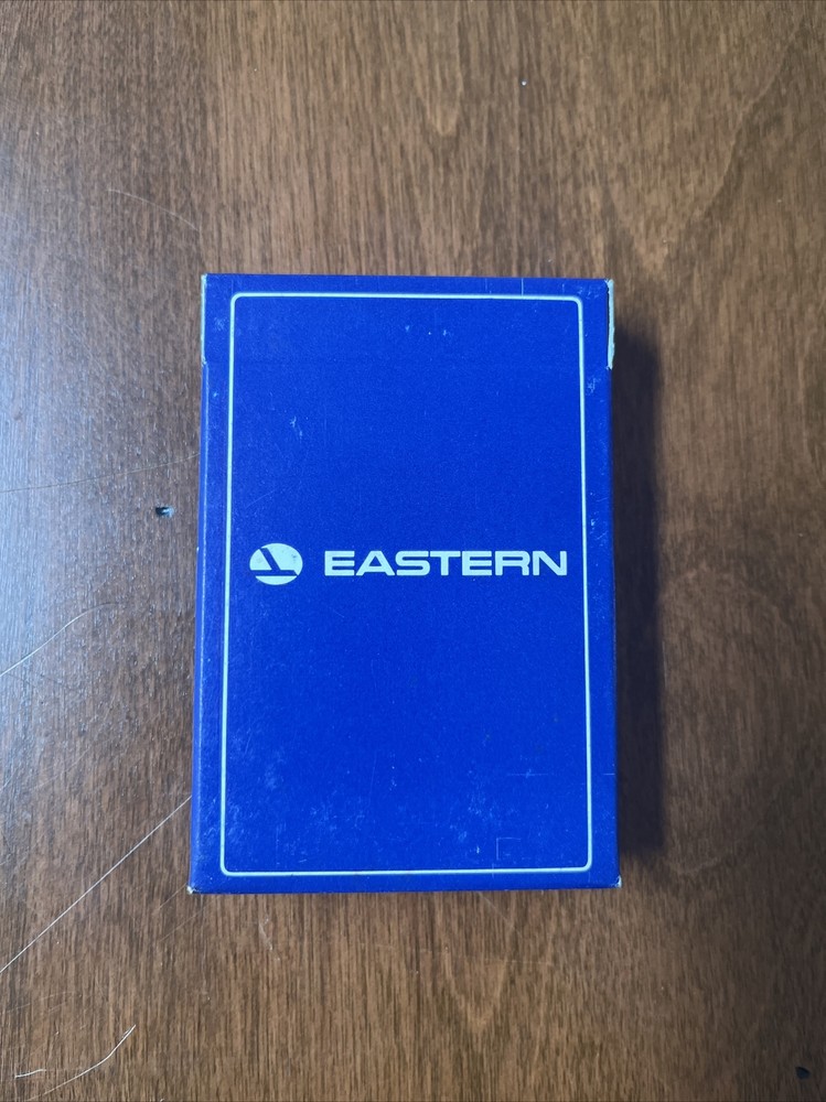 Vintage Eastern Airlines Bridge Size Deck Playing Cards Sealed In Box