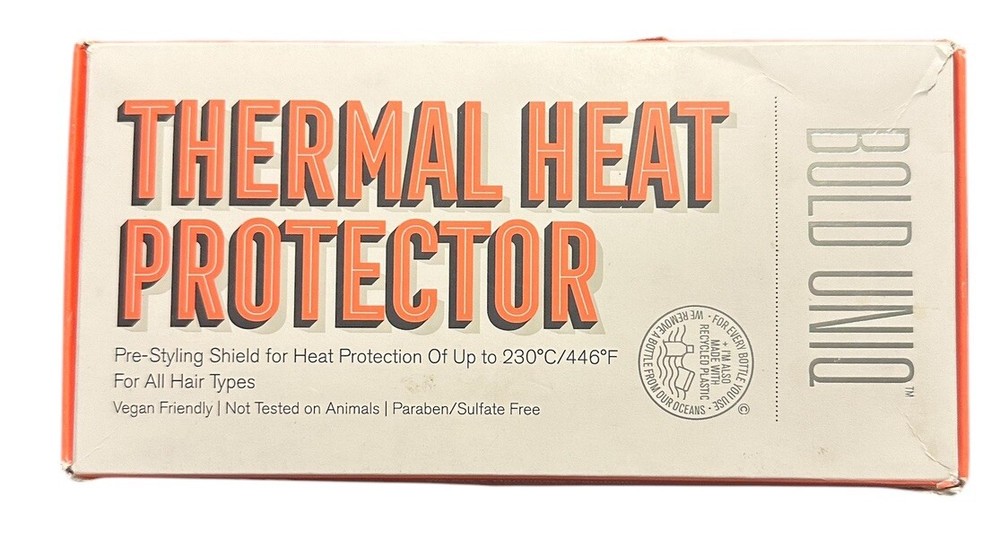 Bold Uniq Thermal Heat Protector Protectant Spray Sealed