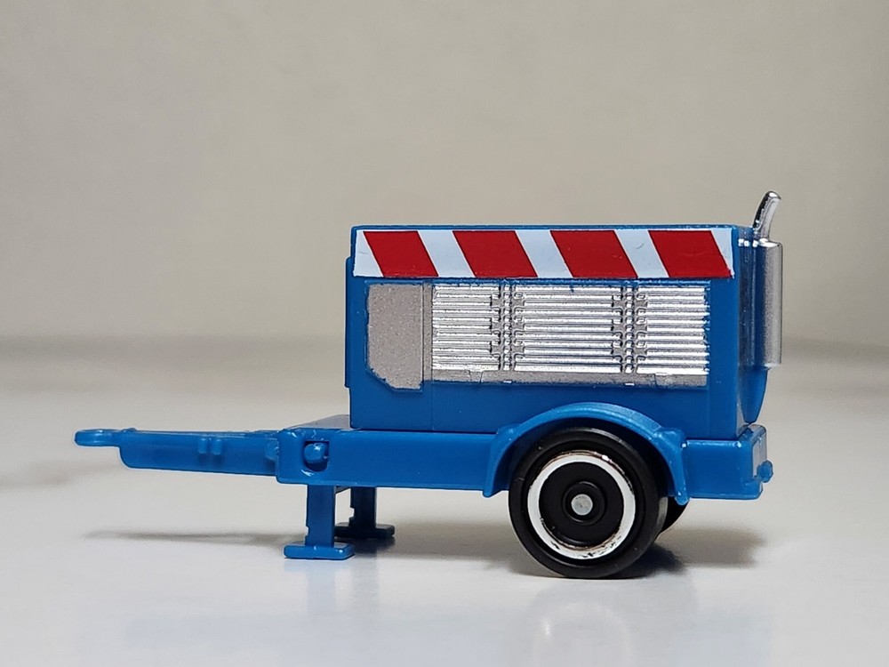 1:64 Construction Generator Welder Trailer With Hitch For Matchbox & Hot Wheels