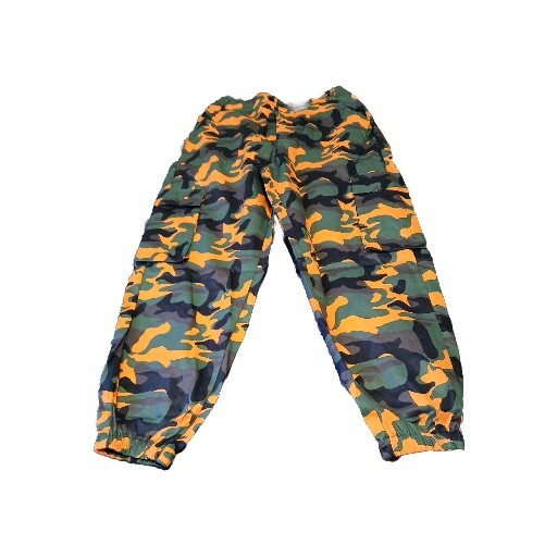 I am selling a muliti colored pair of extra large pair of pants. Everyday wear.