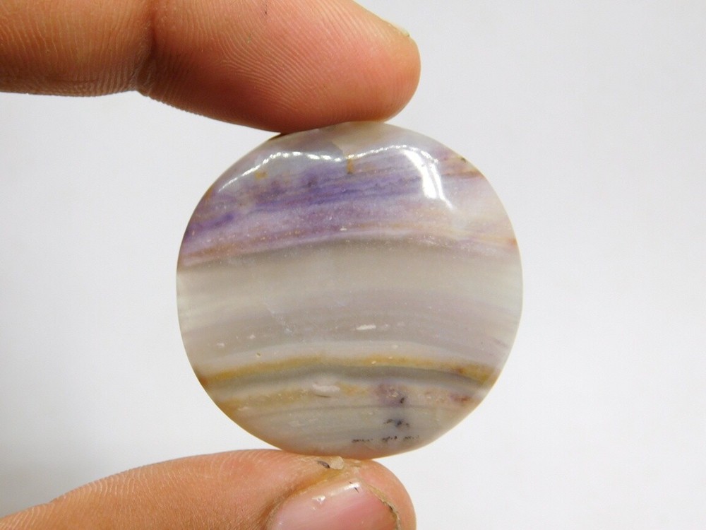 AAA+ Natural Multi-Colored Fluorite Cabochon Loose Gemstone for Jewelry Making 53 Carats ME-1884-image