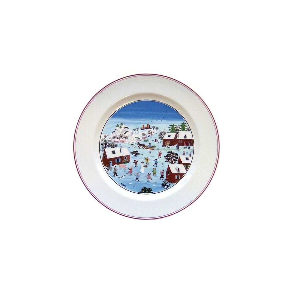 Naif Christmas Dinner Plate, 10.5
