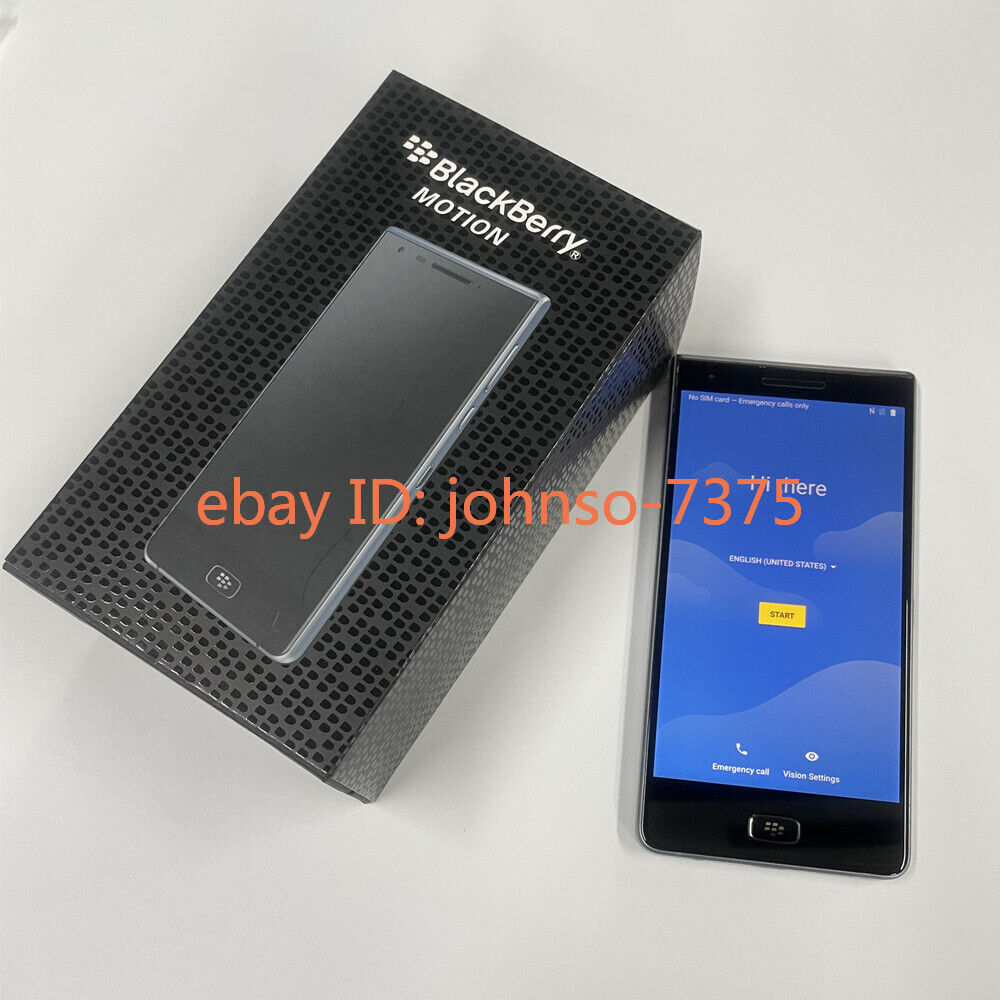 BlackBerry Motion BBD100-2 (Unlocked) 32GB 4GB RAM LTE Smartphone- New Sealed
