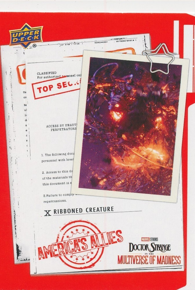 UD 2023 Doctor Strange AA-7 Ribboned Creature America's Allies Multiverse Madness-image