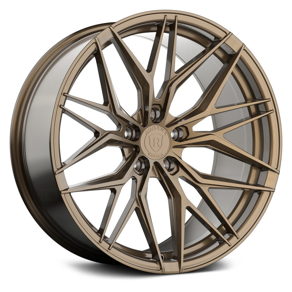 Rohana RFX17 19x9.5 Bronze Wheel 5x120.65 Bolt Pattern 35 Offset 72.56 Hub