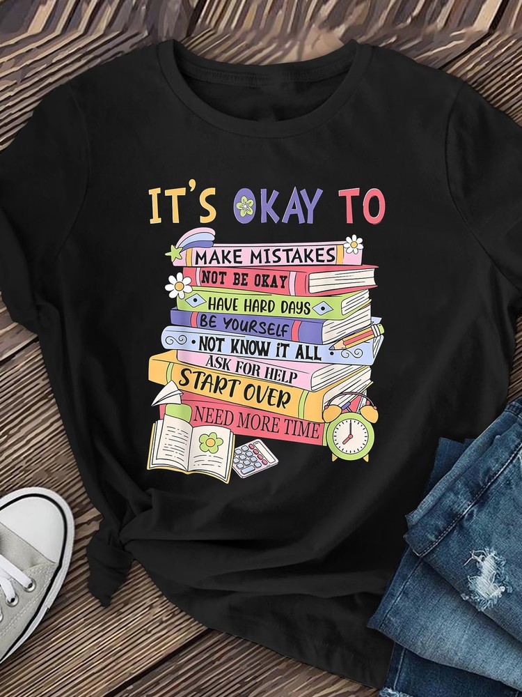 It's Okay It's Okay Mental Health Awareness T-Shirt