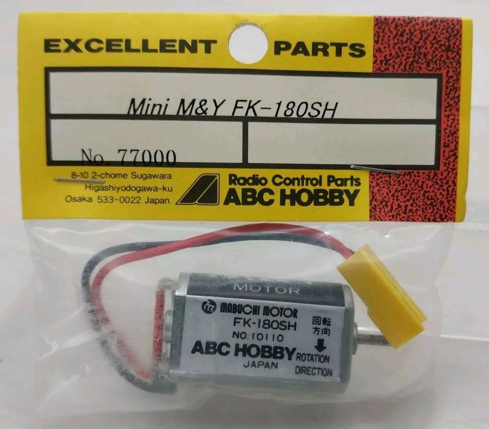 ABC Hobby 77000 Mini M&Y FK-180SH Brushed Motor RC Porsche Indy DTM-X4-image