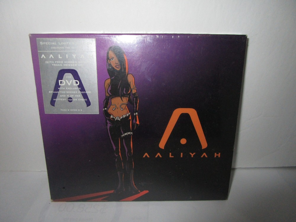 Aaliyah - Aaliyah CD / DVD   2001 2 Disc W/ Bonus Track SEALED with Hype Sticker-image
