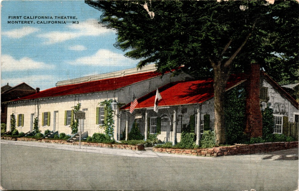 FIRST CALIFORNIA THEATRE, MONTEREY, CALIFORNIA, Jack Postcard