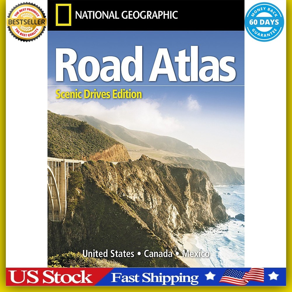 Rand Mcnally USA Road Atlas 2025 BEST Large Scale Travel Maps United States NEW