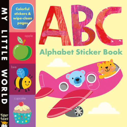 ABC Alphabet Sticker Book for Kids - Interactive My Little World Learning Activity - Paperback  -image