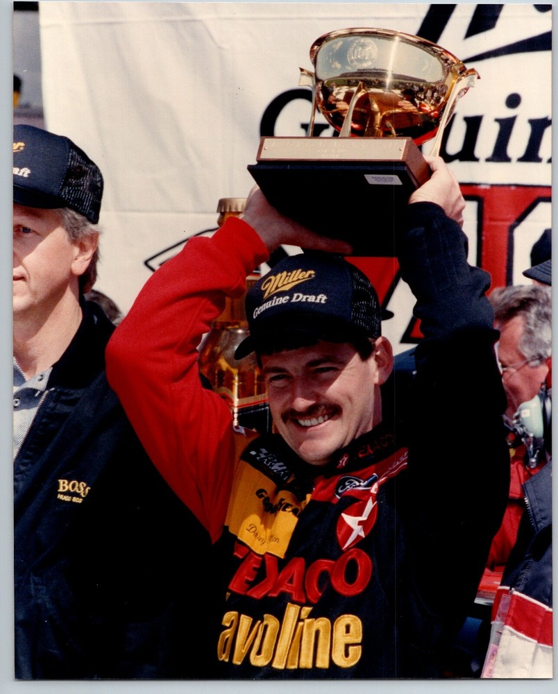 Davey Allison NASCAR WC MIS June '92 Original AP Photo News Article Race Winner