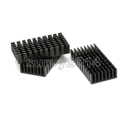 2Pcs 50x25x10mm Heatsink Heat Sink for PCB Device LM2596 2577 2587