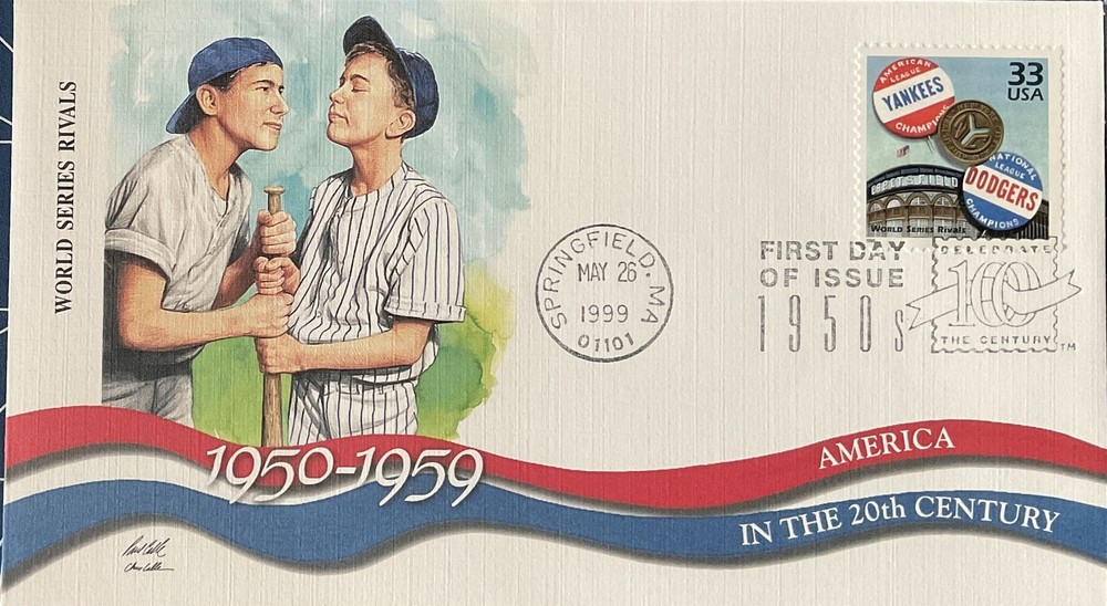 Fleetwood 3187 CTC 50s World Series Rival NY Yankees vs Dodgers