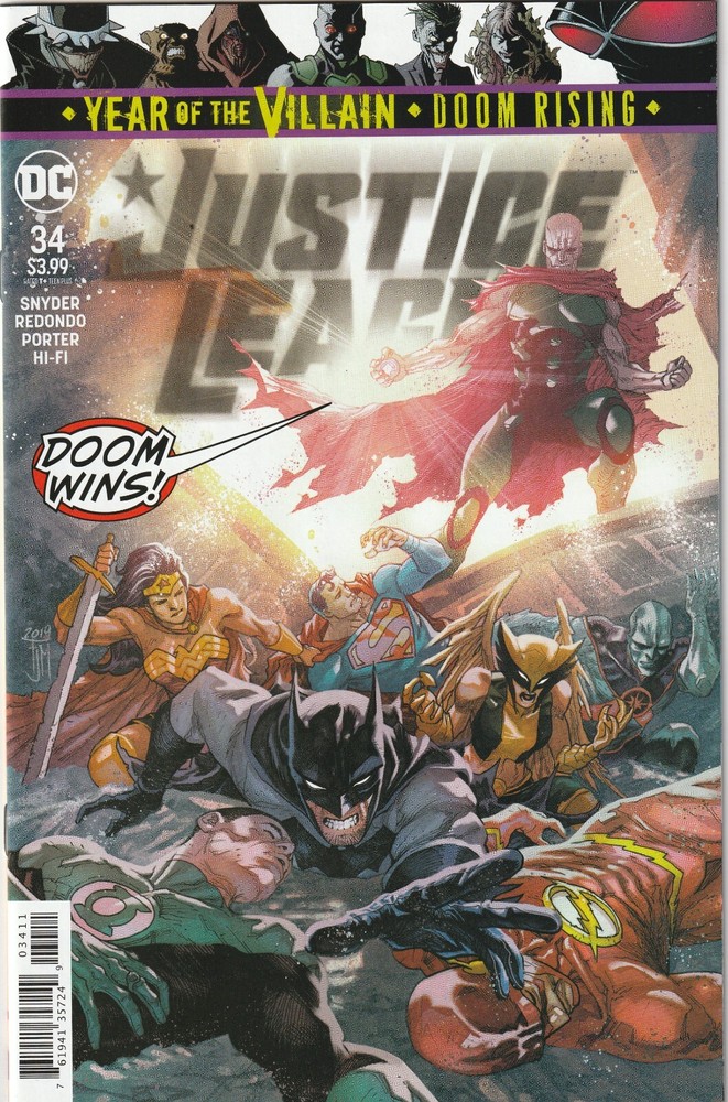 Justice League #34 Cover A NM 2018 DC Series N2 Edition Collector's Item