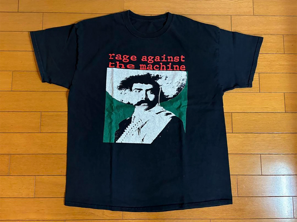 Rage Against The Machine Zapata Black Unisex Retro  T-shirt Size S-5XL