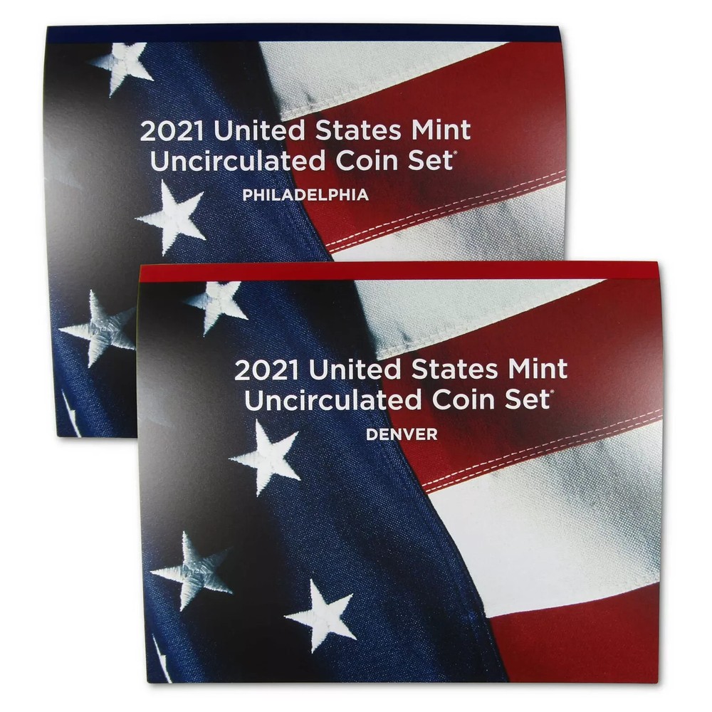 2021 U.S. Mint Set Uncirculated Original Government Packaging SEALED Box !