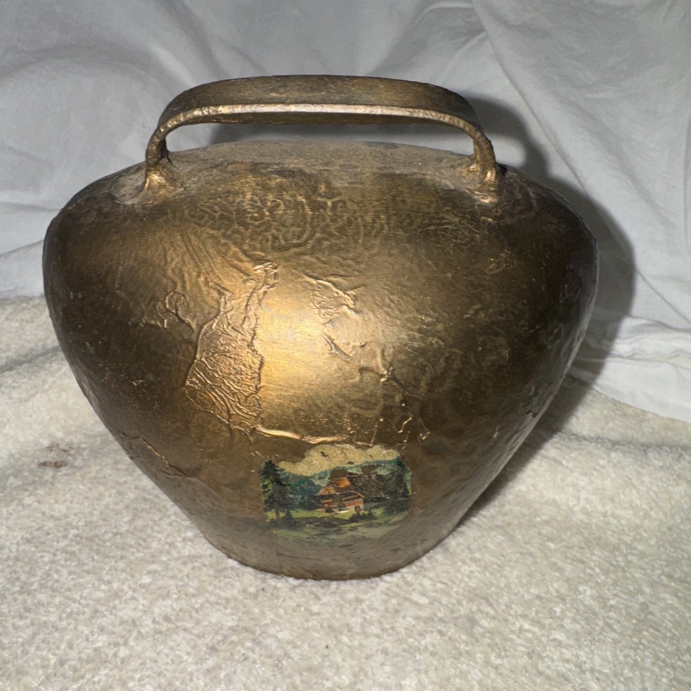 Vintage Brass Swiss Cow Bell