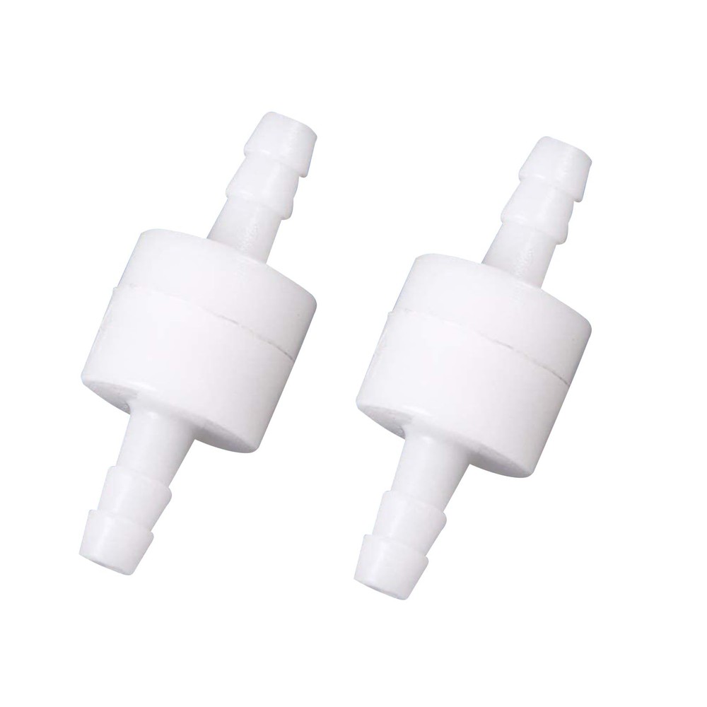 1/4 Inch Barb Hose Check Valve Non-Return Ozone Resistant PVDF Plastic