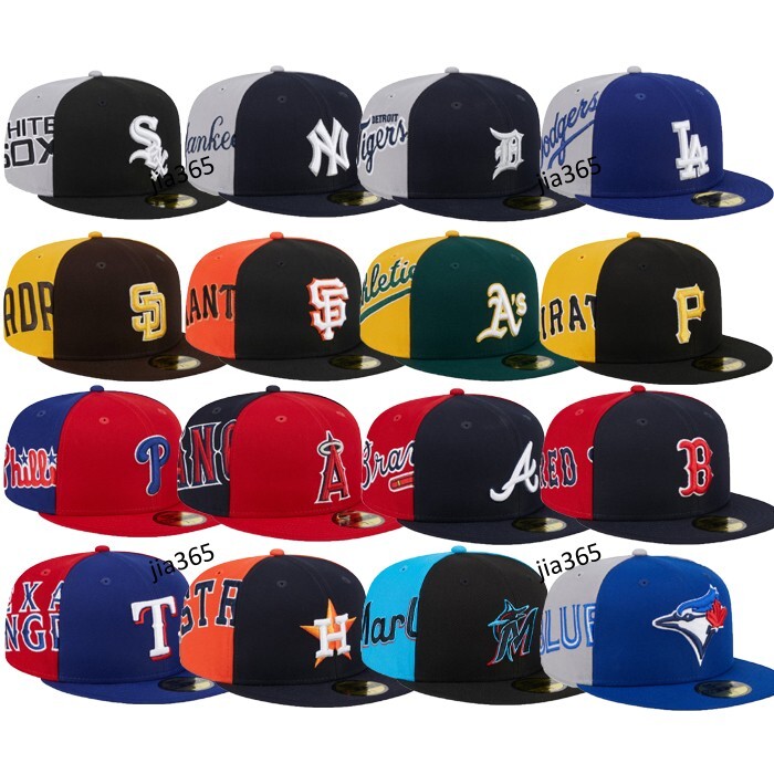 Men's mlb baseball Cap Game Day Series side wipe 5950 fitted hat