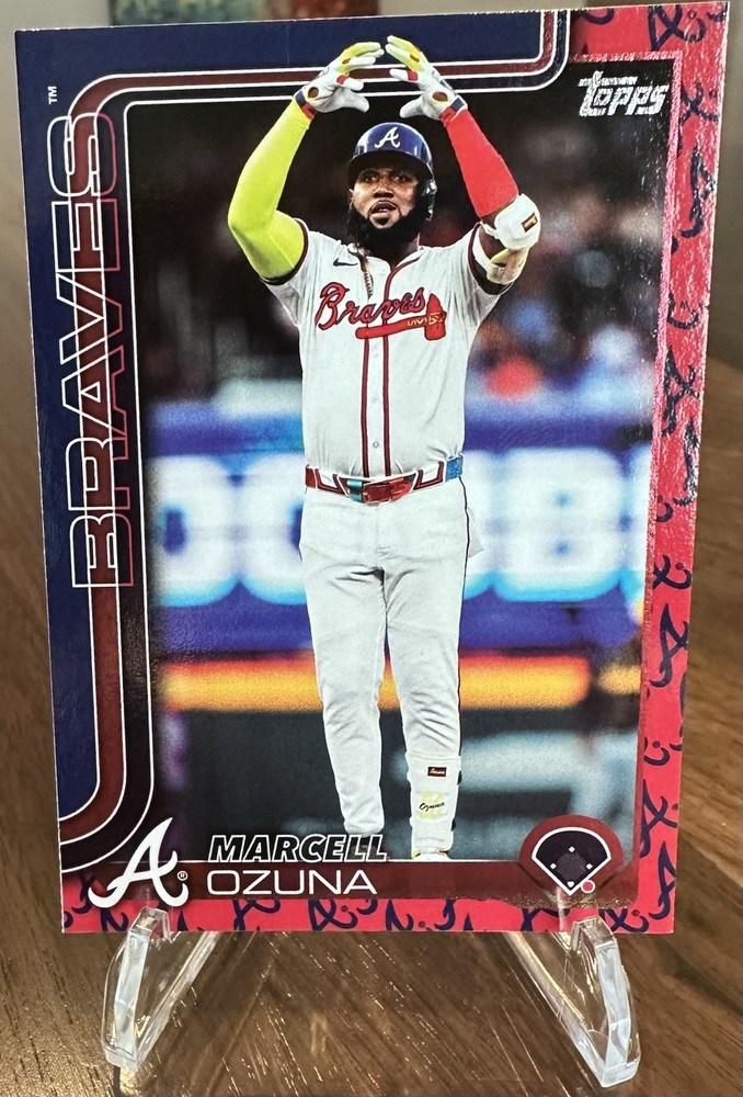 2025 Topps Series 1 - Team Logo Variation - Marcell Ozuna