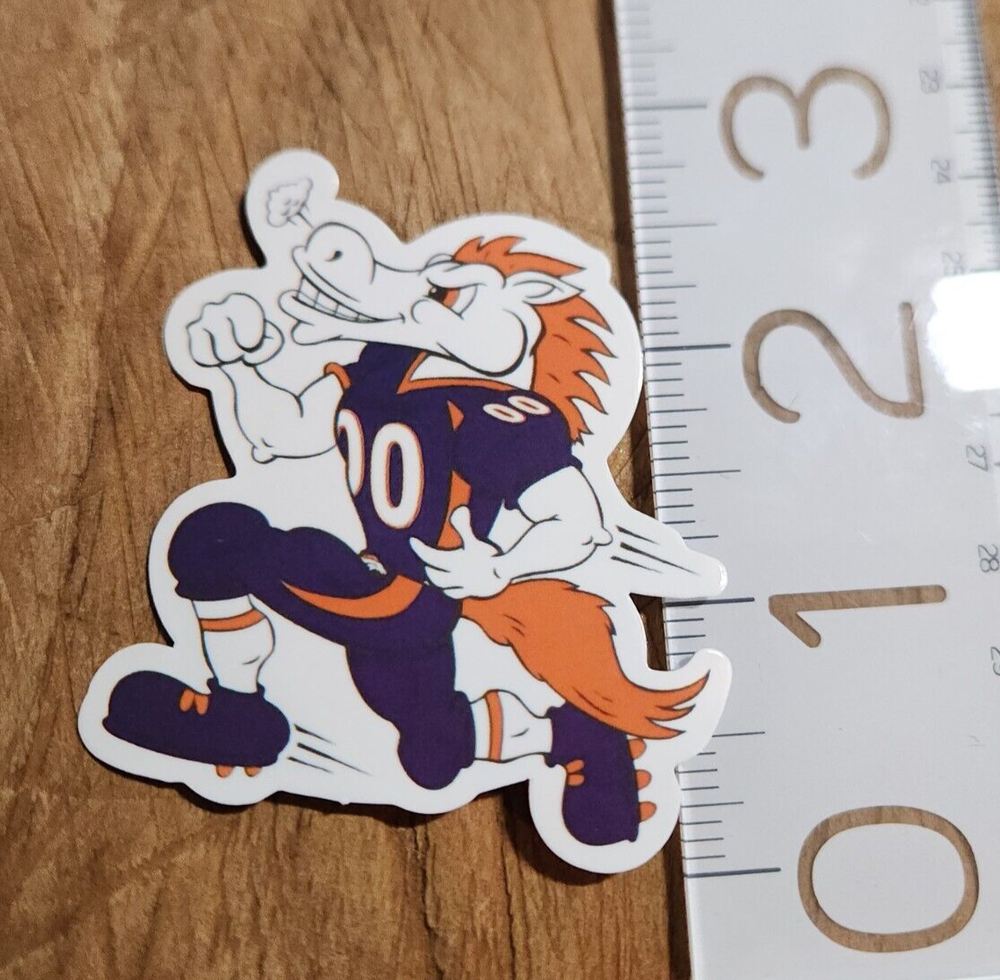 🏈 Denver Broncos NFL Team Logo Decal - Laptop, Car, Phone Sticker - Show Your Broncos Pride  