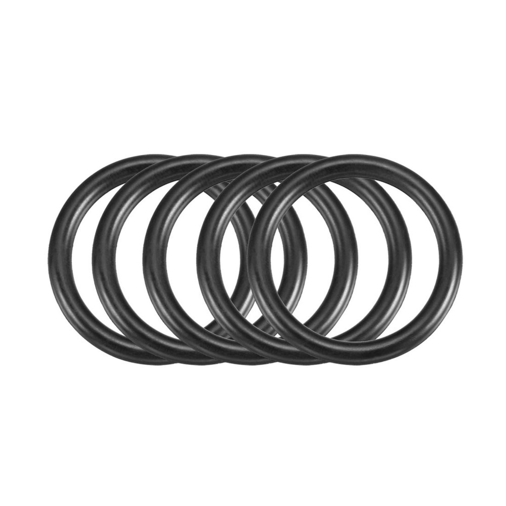 50Pcs 33mm x 3.5mm Black Flexible Nitrile Rubber O Ring Oil Seal Washer Grommets